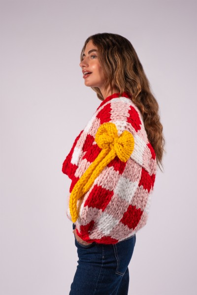 Hand knitted R カーディガン Pöti Hand-Knitted Cardigan | Heyays